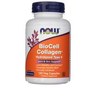 NOW Foods BioCell Collagen Hydrolyzed Type II 1000mg Joint Skin Support 120 Caps