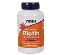 NOW Foods Biotin - 10mg Extra Strength - 120 vcaps
