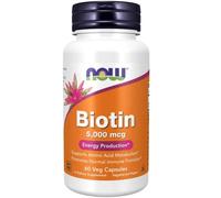 NOW Foods Biotin, 5000mcg , 60 vcaps