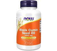 NOW Foods Black Cumin Oil 1000mg Heart Support