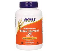 Now Foods Double Strength Black Currant Oil Dietary Supplement, 1000 mg, 100 Softgels