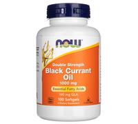 Now Foods Double Strength Black Currant Oil Dietary Supplement, 1000 mg, 100 Softgels