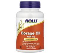 Now Foods Borage Oil, 1000mg - 60 softgels, 0.125 kg