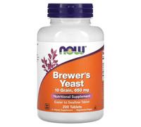 NOW Foods Brewer's Yeast, Tablets - 200 Tablets