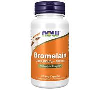 Now Foods, Bromelain, 2400 GDU/g, 500mg, 60 Vegan Capsules, Soy Free, Gluten Free, Vegetarian, Non GMO