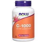 Now Foods C-1000 with Bioflavonoids Veg Capsules, Pack of 100