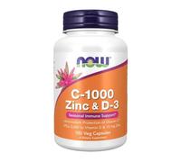 NOW Foods C-1000 Zinc & D- Capsules 3 Capsules