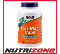 Now Foods Cal-Mag Caps Calcium Magnesium Vitamin D Bone Health- 240 caps