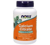 NOW Foods Calcium Citrate with Minerals & Vitamin D-2, 100 tablets