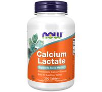 NOW Foods Calcium Lactate 250 Tablets, Supports Healthy Bones & Teeth