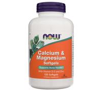 NOW Foods Calcium & Magnesium With Vit D & Zinc Softgels 120 Softgels