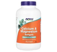 NOW Foods Calcium & Magnesium with Vit D and Zinc, 240 Softgels