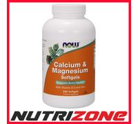 Now Foods Calcium & Magnesium with Vit D and Zinc - 240 Softgels