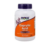 Now Foods Caprylic Acid Supplement 600 mg MCT Oil - Supports Digestive Health - 100 Softgels