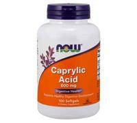 Now Foods Caprylic Acid Supplement 600 mg MCT Oil - Supports Digestive Health - 100 Softgels
