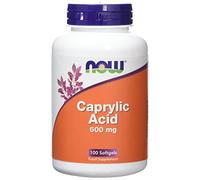 Now Foods Caprylic Acid Softgels, 600 mg, Pack of 100