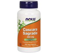 NOW Foods Cascara Sagrada 450mg Capsules 100 Capsules