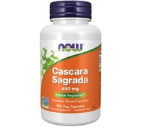 NOW Foods Cascara Sagrada 450mg - 100 Veg Capsules | Promotes Bowel Function