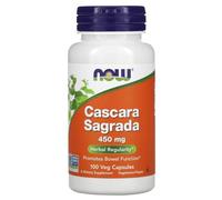 Now Foods - Cascara Sagrada | Gentle Herbal Digestive Support - 450mg, 100 Veg Capsules