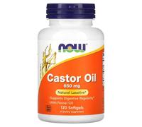 NOW Foods Castor Oil, 650mg - 120 Softgels