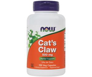 Now Foods Cat's Claw 500mg - 100 Veg Capsules - Herbal Support