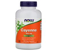 NOW Foods Cayenne 500mg - 250 vcaps | Supports Healthy Digestion & Blood Vessls