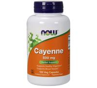 NOW Foods Cayenne Pepper 500mg 100 Veg Capsules Support for Healthy Digestion