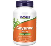 NOW Foods Cayenne 500mg Capsules 250 Capsules