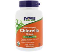 Now Foods, Certified Chlorella, 500 mg, 200 Tablets