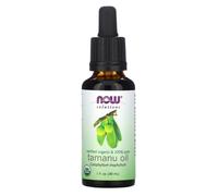 Now Foods, Certified Organic & 100% Pure, Tamanu Oil, 1 fl oz (30 ml)