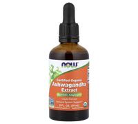 NOW Foods, Certified Organic, Ashwagandha Extract, 2 fl oz (59 ml)