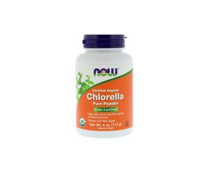 Now Foods, Certified Organic Chlorella, Pure Powder, 4 oz (113 g)