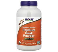 NOW Foods, Certified Organic Psyllium Husk Powder, 12 oz (340 g)