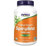 NOW Foods Organic Spirulina 1000mg Tablets 240 Tablets