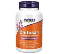 NOW Foods Chitosan 500mg Plus Chromium Capsules 120 Capsules