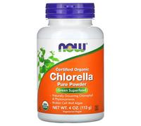 Now Foods, Certified Organic Chlorella, Pure Powder, 4 oz (113 g)