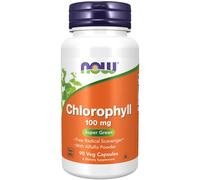 NOW Foods Chlorophyll 100mg 90 Veg Capsules, Superfoods, Super Green, Detox