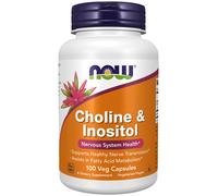 NOW Foods, Choline & Inositol 500mg | 100 Capsules Support Nervous System Health