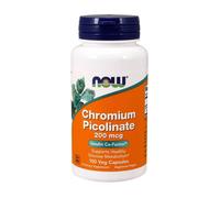 NOW Foods Chromium Picolinate 200 mcg, 100 vcaps - Supports Metabolic Health & Glucose Metabolism