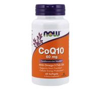 Now Foods - Coenzyme Coq10 60mg With Omega-3 - 60 Capsules