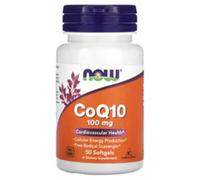 NOW Foods Coenzyme Q10 Heart Support 100mg Softgels - 50 Softgels