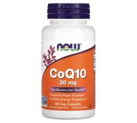 NOW Foods Coenzyme Q10 Heart Support 30mg Capsules - 60 Vegan Capsules