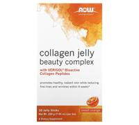 NOW Foods Collagen Jelly Beauty Complex, Sweet Orange - 10 jelly sticks