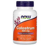 NOW Foods Colostrum 500mg 120 Veg Caps | Immune & Gut Health Support