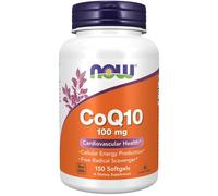 NOW Foods CoQ10 100 mg 150 Softgels, CoEnzyme Q10, Heart Health, Energy Support