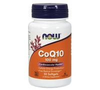 Now Foods CoQ10 with Vitamin E – 100 mg, 50 Softgels
