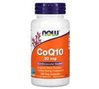 NOW Foods CoQ10 30mg - 120 Softgels | Heart, Energy & Antioxidant Support