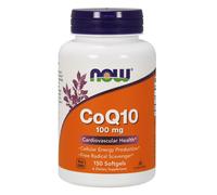 Now Foods CoQ10 (Coenzyme Q10) 100mg - 150 Softgels for Cardiovascular Health