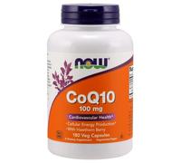 NOW Foods CoQ10 With Hawthorn Berry 100mg Capsules 180 Capsules