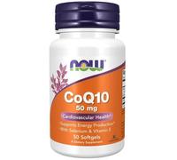 NOW Foods CoQ10 with Selenium & Vitamin E, 50mg, 50 softgels